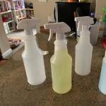 SUPPLYAID HD Leak-Proof Plastic Spray Bottles (4 Pk, 32 Oz, All-Purpose)