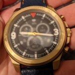 Hybrid smartwatch hr store latitude olive nylon