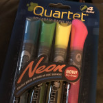 18 Glassboard Markers, Neon Colors –