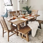 Leona Wood Farmhouse Dining Chair Set Of 2 World Market