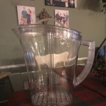 PAMPERED CHEF 1 Gallon Quick Stir Pitcher 2275 Clear 