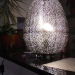 Pewter teardrop hotsell mina table lamp