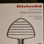 KitchenAid® Stainless Steel Pastry Beater for KitchenAid® Bowl-Lift Stand  Mixers