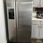 GE Appliances 23 Cu. Ft. Side by Side Refrigerator with External
