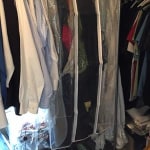 Goyard Unisex Navy Blue Travel Foldable Collapsable Garment Suit Storage Bag  – THE-ECHELON