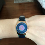 Grenen Lille Solar Halo Ocean Blue Leather Watch - SKW3085 - Watch