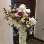 ぶりぶりZ Peace & Prayers™ Standing Cross- Pastel | 1800Flowers.com