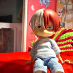 Nendoroid No. 1693 My Hero Academia World Heroes' Mission: Shoto Todoroki  Stealth Suit Ver. [GSC Online Shop Exclusive Ver.]