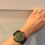 The Archival Series Mood Watch Three Hand Black Leather Watch