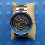 Chase Automatic Brown Leather Watch ME3162 Fossil