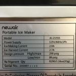 NewAir Portable Ice Maker - AI-100R