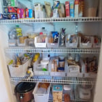 Utility Narrow Stackable Plastic Bins