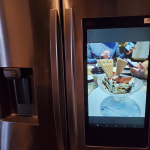 Samsung RF27T5501SG 36 Inch Smart French Door Refrigerator with 26.5 Cu.  Ft. Capacity, Family Hub™ Touch Screen Display, All Around Cooling,  Adjustable Spillproof Shelves, Filtered Water/Ice Dispenser, Interior  Camera, WiFi, Door Alarm