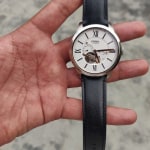 Townsman Automatic Dark Brown Leather Watch - ME3098 - Fossil | Automatikuhren