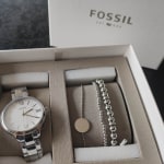 Coffret montre Suitor à trois aiguilles en alliage et bracelets - BQ3542SET  - Fossil