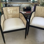 Black wood and cane back fynn dining armchair new arrivals