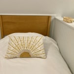 Tufted Embellished Sunrise Lumbar Pillow by World Market