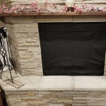 Plow & Hearth Pavenex Fireplace Blanket Stops Overnight Heat Loss Large 48 W x 36 H 