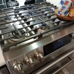 Cafe ADA 30 Stainless Steel Slide-In Gas Double Oven