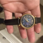 Carlie Mini Three-Hand Black Leather Watch - ES4700 - Fossil