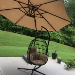 Berkley jensen hanging wicker online egg chair
