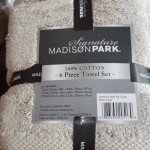 Madison Park Signature 100% Cotton 6pcs Bath Towel Set,MPS73-318
