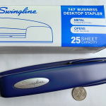 Swingline® 747 Business Full Strip Desk Stapler, 30-Sheet Capacity,  Polished Chrome