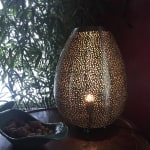 Pewter teardrop hotsell mina table lamp