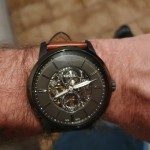 Montre townsman automatique en cuir deals ambre 48 mm