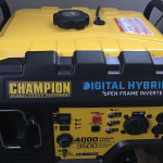 Champion 4500 Watt 201184 Inverter w/ParaLINK (+CO SHIELD) Portable  Generator