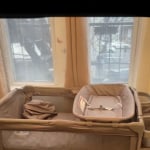 BEKA 4-in-1 Baby Bassinet - Bedside Sleeper, Crib, Playard & Changing Table