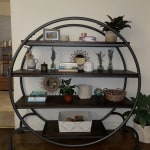 World market store circular bookcase