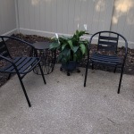 Metal faceted hotsell octavia outdoor stool
