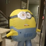 Disguise Inflatable Minion Costume for Adults