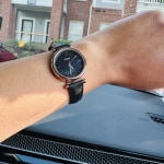 Carlie Mini Three Hand Blush Leather Watch ES4699 Fossil
