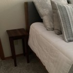 Chloe Tall Mahogany Side Table - World Market