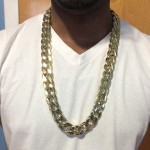 Gold Link Necklace Party City