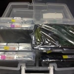  novelinks Photo Case 4 x 6 Photo Storage Box - 10 Inner  Picture Storage Container (Black, 1 Pack) : Everything Else