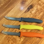 Set Of 3 Pampered Chef Paring Knife Set - Dutch Goat