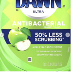 Dawn Ultra Dishwashing Liquid, Antibacterial Apple Blossom, 21.6 oz