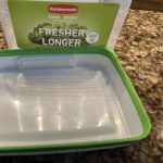 Rubbermaid Freshworks Produce Saver 11.3 C. Rectangle Produce