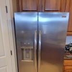 Frigidaire FRSS2623AS 25.6 cu. ft. Side-by-Side Refrigerator - Stainless  Steel