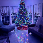Sylvania 9' 8-Function Color Changing Prelit LED Tree