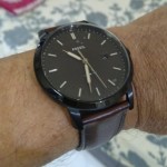 The Minimalist Solar-Powered Brown LiteHide™ Leather Watch - FS5841 - Fossil