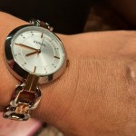 Kerrigan Three Hand Two Tone Stainless Steel Watch BQ3341 Fossil