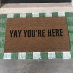 Evergreen Yay! It's You Natural Coir Indoor Outdoor Doormat 1'4x2
