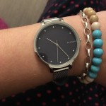 Hagen Three Hand Gold Tone Steel Mesh Watch SKW7206 Skagen