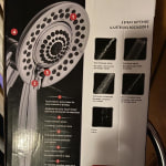 Delta In2ition 5-Spray 1.8 GPM Combo Handheld Shower Head, Brushed
