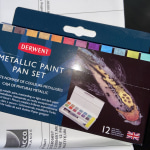 Derwent Metallic Paint Pan, 12 Colours