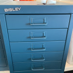 Bisley White 5-Drawer Cabinet
